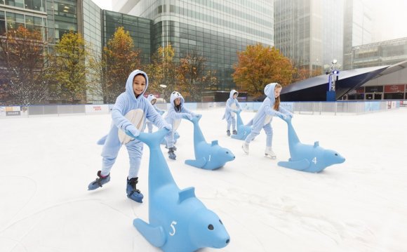 Ice-skating at the Eden