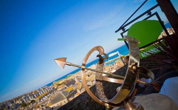 Sundial on the Front Terrace