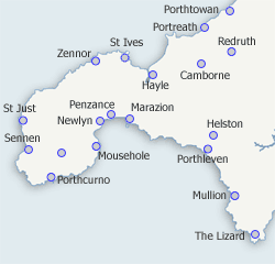 Cottages in western Cornwall