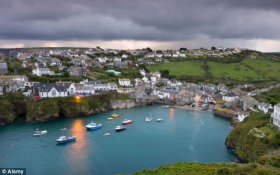 Exposed: Mr Williams had been subjected as a convicted conman via a campaign of private email messages, road posters, and computer disks mysteriously dropped off to homes in Port Isaac, Cornwall