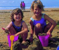 Family on a Cornwall holiday