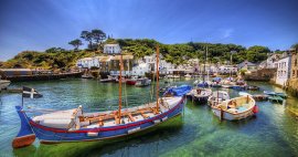 Fishing interface of Polperro Cornwall The united kingdomt UK by Rolf E. Staerk Shutterstock