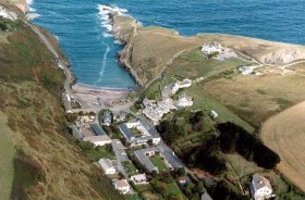 photo of Port Gaverne from atmosphere