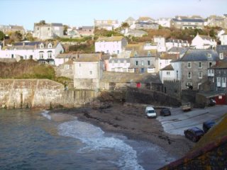 Port Isaac cliffs and bay, North Cornwall