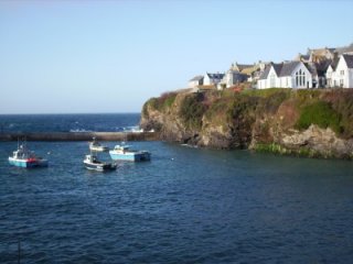 Port Isaac harbour Cornwall
