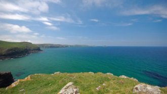 the scene from Doyden Castle, Port Isaac, Cornwall © Mike Henton