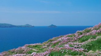 the scene from Doyden Castle,  Port Isaac,  Cornwall © Mike Henton