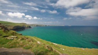 The view from Doyden Castle,  Port Isaac,  Cornwall © Mike Henton
